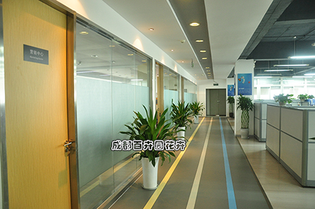 某公司办公室植物租摆案例及设计摆放效果图 