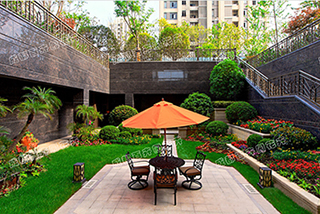 成都庭院绿化设计案例 